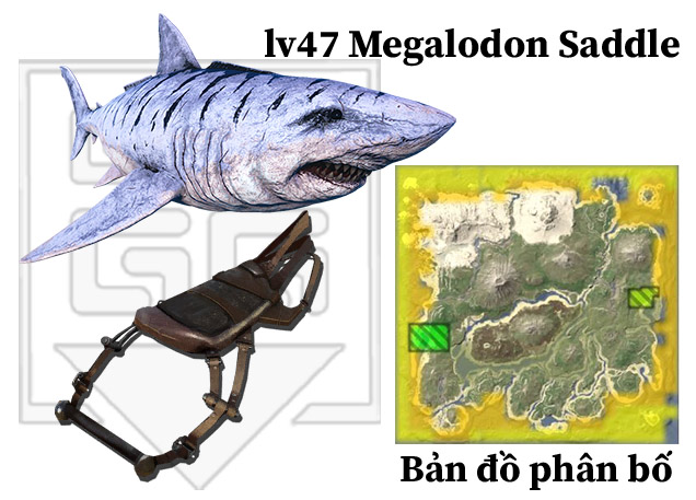 megalodon-saddle Ark Saddle