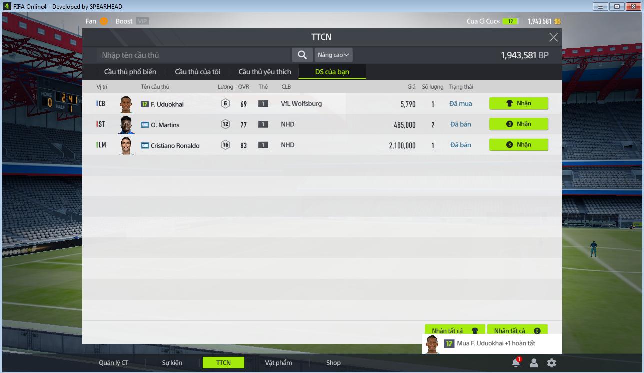 ttcn fifa online 4
