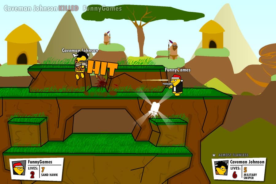 Gun-Mayhem-gameplay Game Y8 2 người chơi