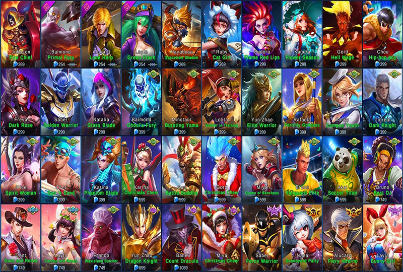 hướng dẫn mobile legends cách sở hữu tướng