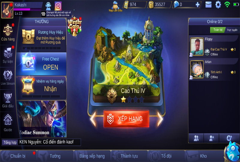 hướng dẫn mobile legends cách sở hữu tướng