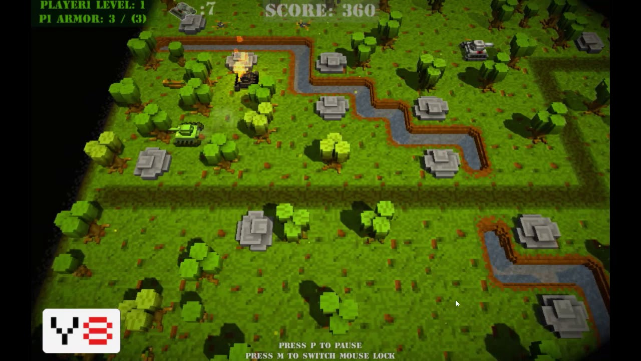 Voxel Tanks 3D