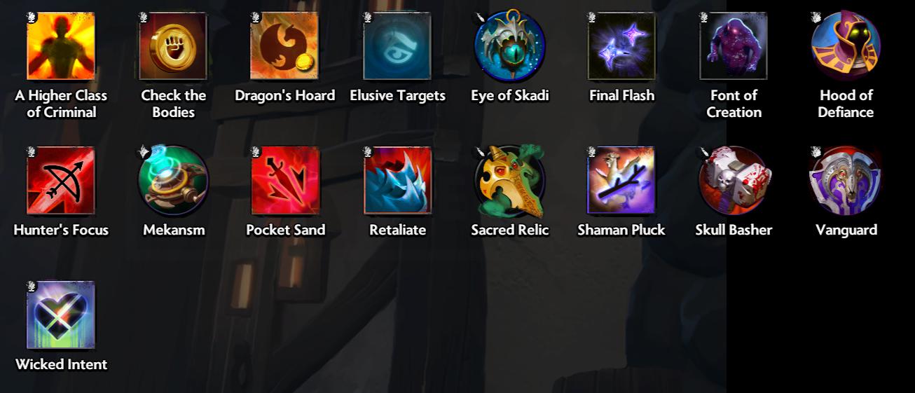 Trang bị và hiệu ứng trong Dota Underlords