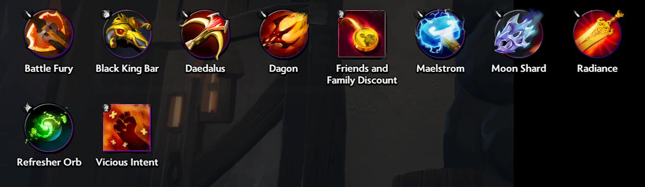 Trang bị và hiệu ứng trong Dota Underlords