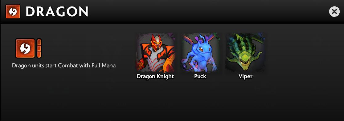 tộc trong Dota Underlords