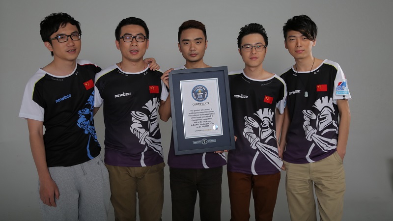 Newbee còn được đưa vào sách kỷ lục thế giới cơ