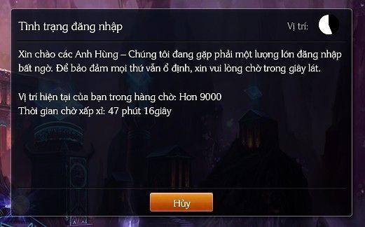  Sửa lỗi máy chủ quá tải LMHT