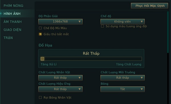 Hướng dẫn sửa lỗi out of range LMHT
