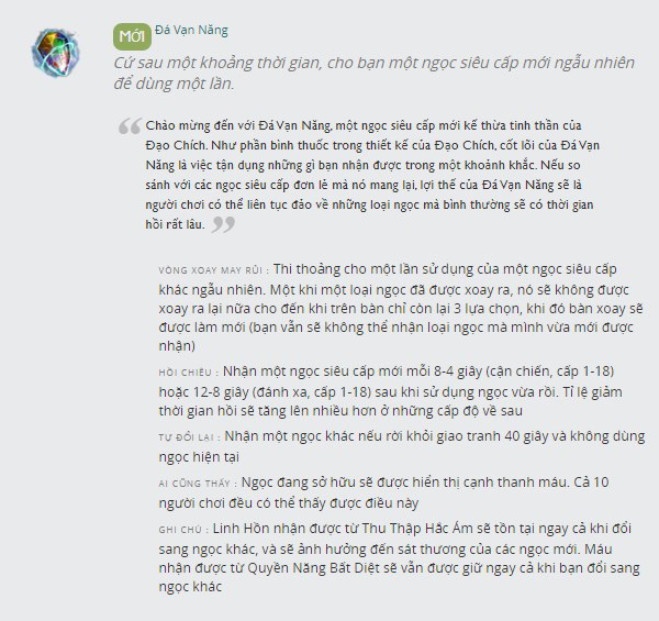 ngọc lmht, đá vạn năng lmht, đá vạn năng