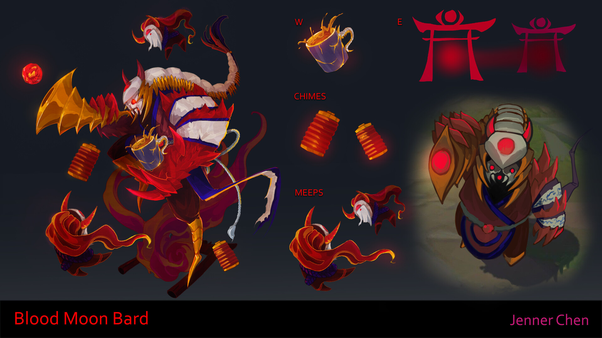 Bard Huyết Nguyệt, Bard, ý tưởng skin bard, bard skin