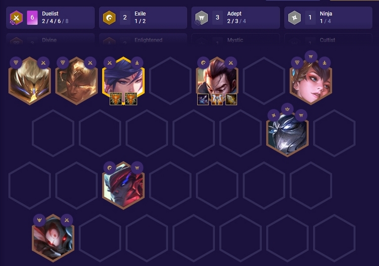 đội hình đtcl mùa 4