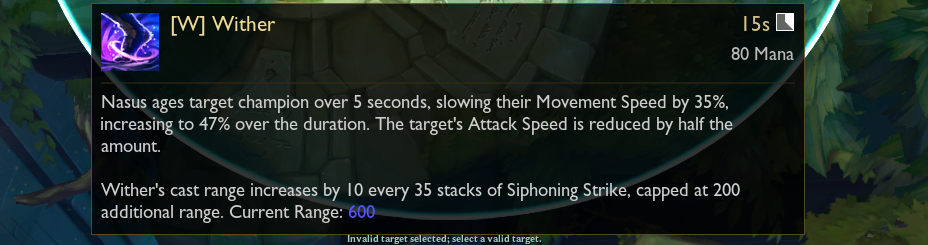 nasus, cập nhật nasus, nasus w