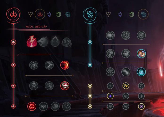 Bảng ngọc Jayce đi mid
