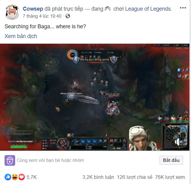 Cowsep săn Ba Gà