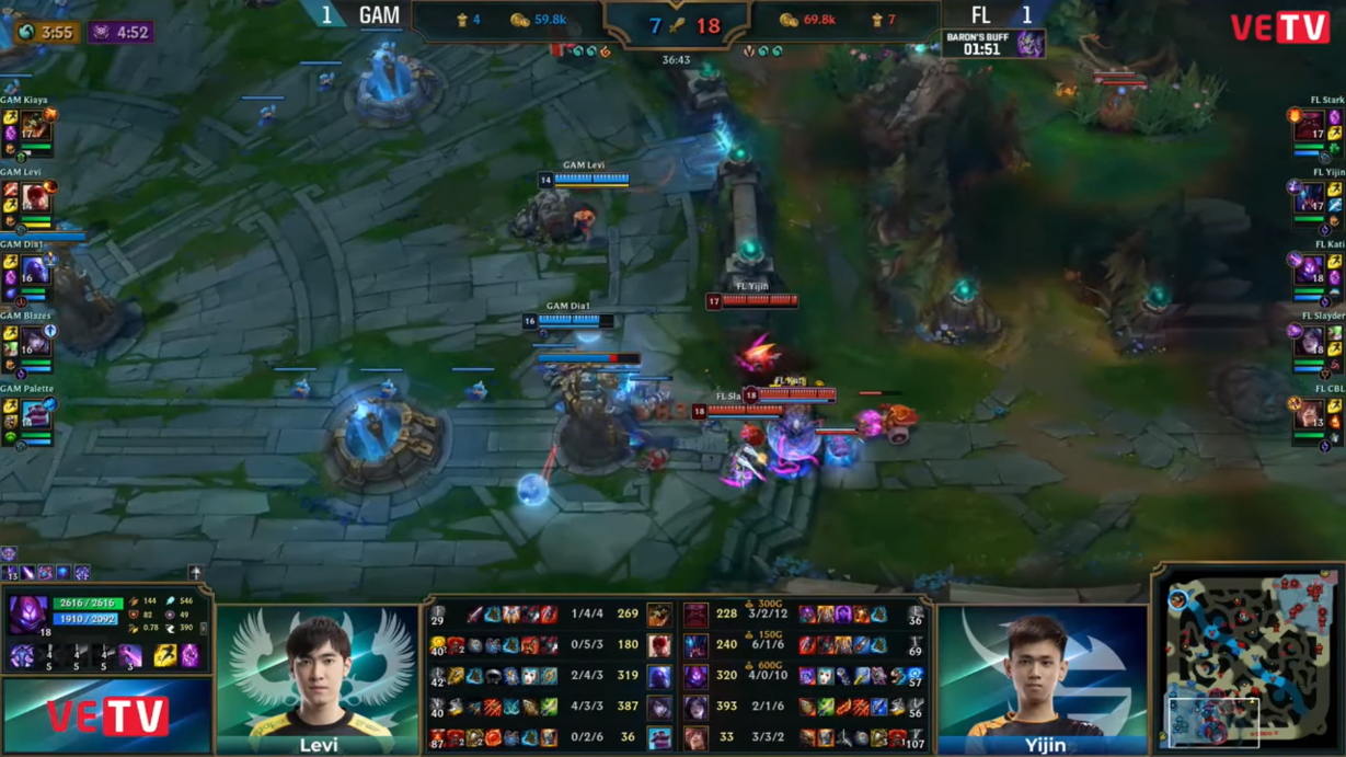 GAM vs FL ván 3