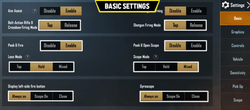 PUBG Mobile Cài đặt 5 ngón tay tốt nhất dành cho game thủ