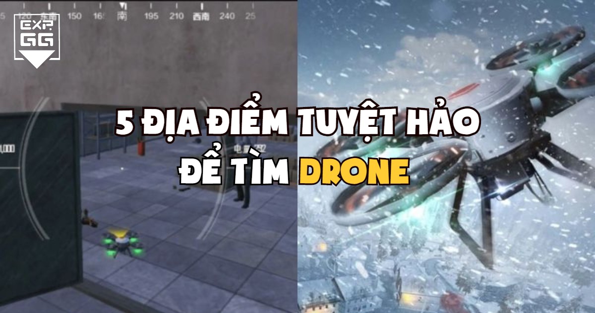PUBG Mobile Top 5 địa điểm xuất hiện Drone tại chế độ Cực Lạnh