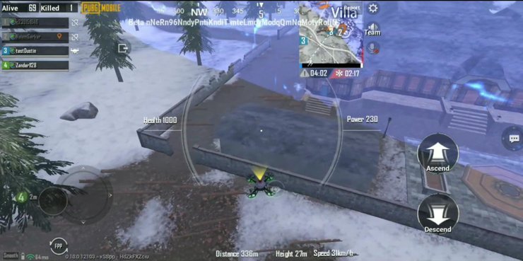 PUBG Mobile Top 5 địa điểm xuất hiện Drone tại chế độ Cực Lạnh