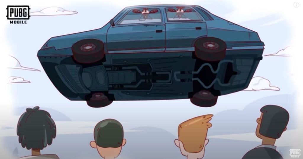 PUBG Mobile cách làm xe bay