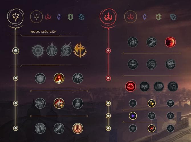 bảng ngọc Jax đi rừng