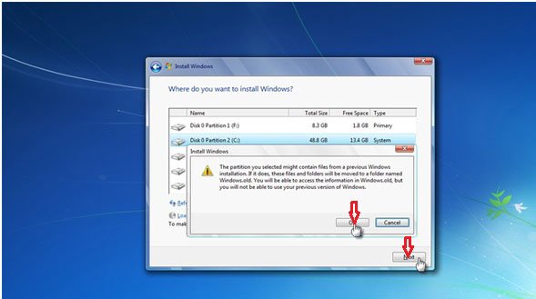 windows 7, cài win 7, cài windows 7, cách cài win 7, cài win 7 ổ cứng, cài win 7 hdd