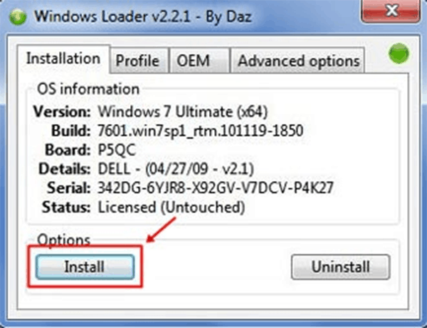 windows loader, crack windows 7, crack win 7, active win 7, kích hoạt win 7, win 7 bản quyền
