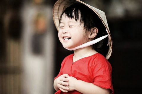 cười, em bé