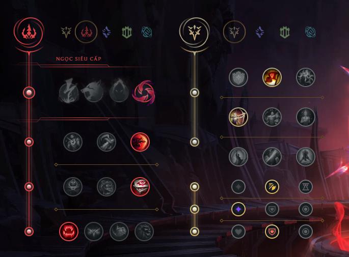 bảng ngọc Jax rừng