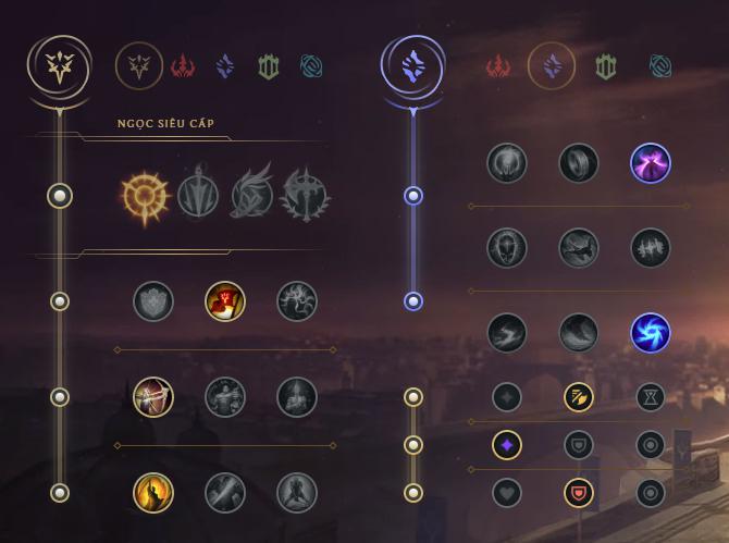 bảng ngọc vayne đi ad