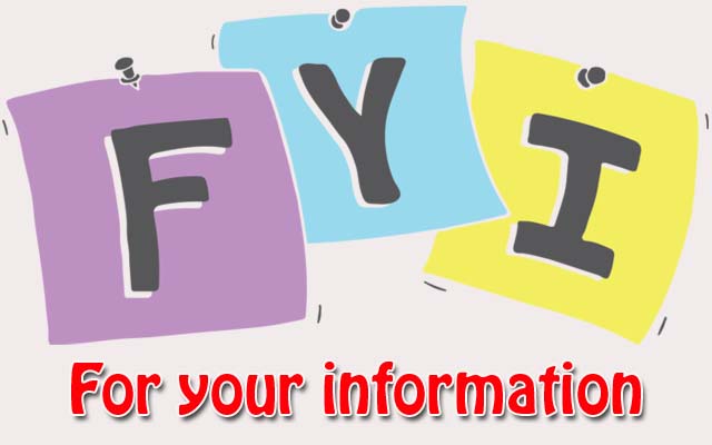 định nghĩa fyi là gì