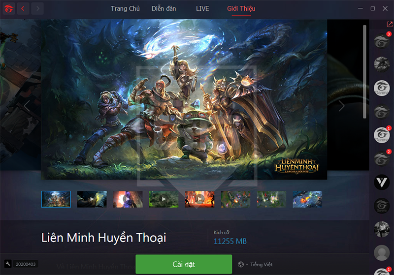 lmht, hướng dẫn tải lmht, hướng dẫn cài garena, garena, garena pc