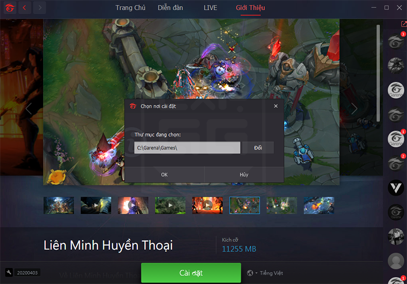 lmht, hướng dẫn tải lmht, hướng dẫn cài garena, garena, garena pc