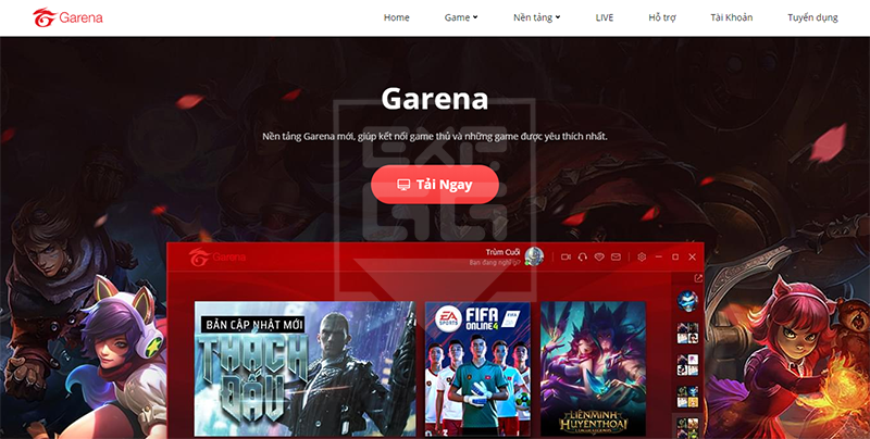 lmht, hướng dẫn tải lmht, hướng dẫn cài garena, garena, garena pc