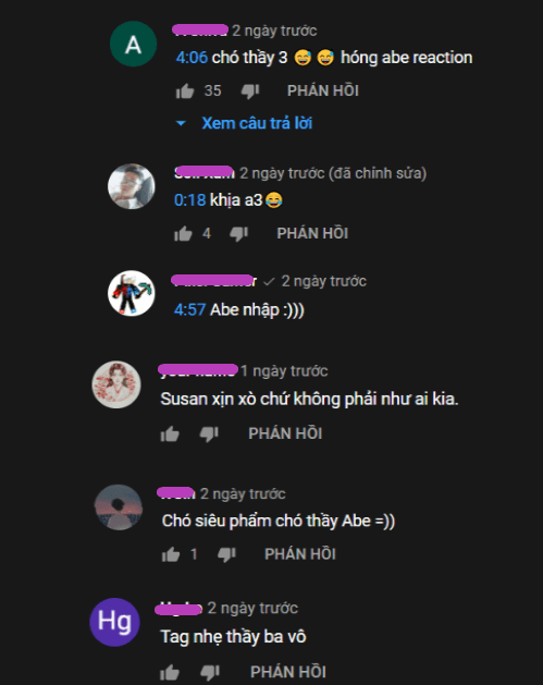 levi cà khịa thầy ba, comment youtube
