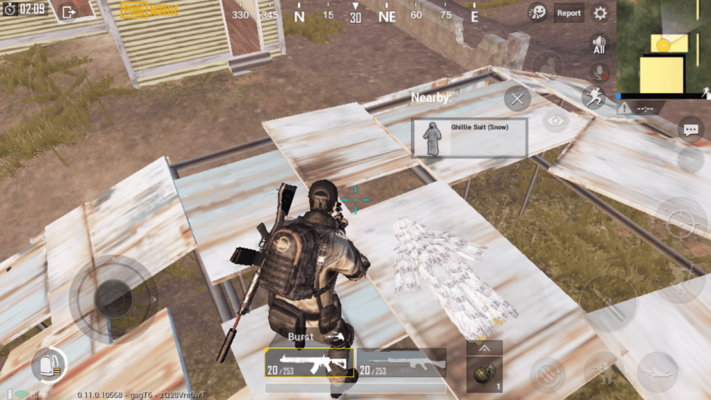 PUBG Movile, đồ cỏ, trang phục ngụy trang, phòng, chế độ, vị trí