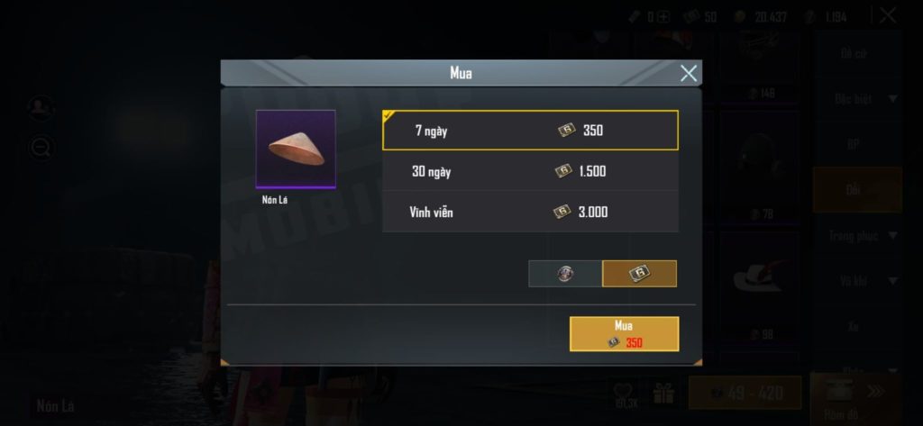 PUBG Mobile, AG, tiền, free, mua đồ, cách dùng