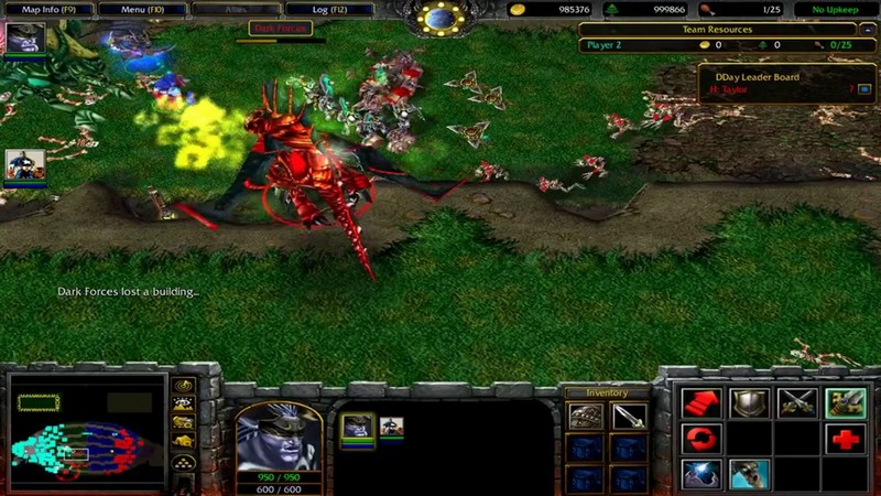 d-day, custom map warcraft 3, warcraft 3