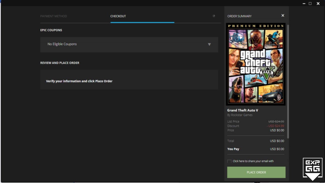 Gta5 free epic game