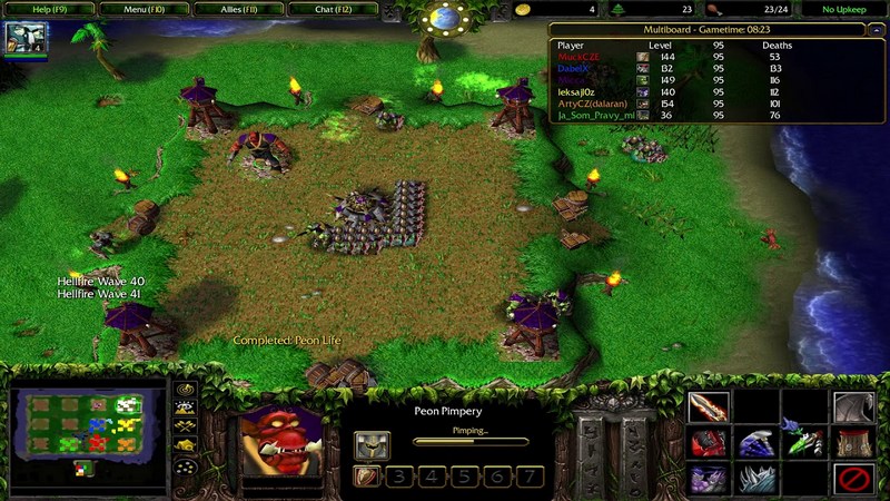 pimp my peon, custom map warcraft 3, warcraft 3