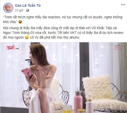 thầy giáo ba, ngọc trinh
