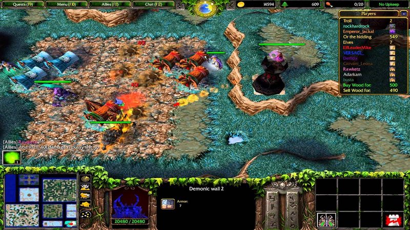 troll vs elves, custom map warcraft 3, warcraft 3