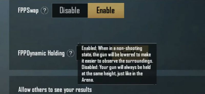 PUBG Mobile, tính năng cài đặt mới, Update 0.19.0, hiệu ứng