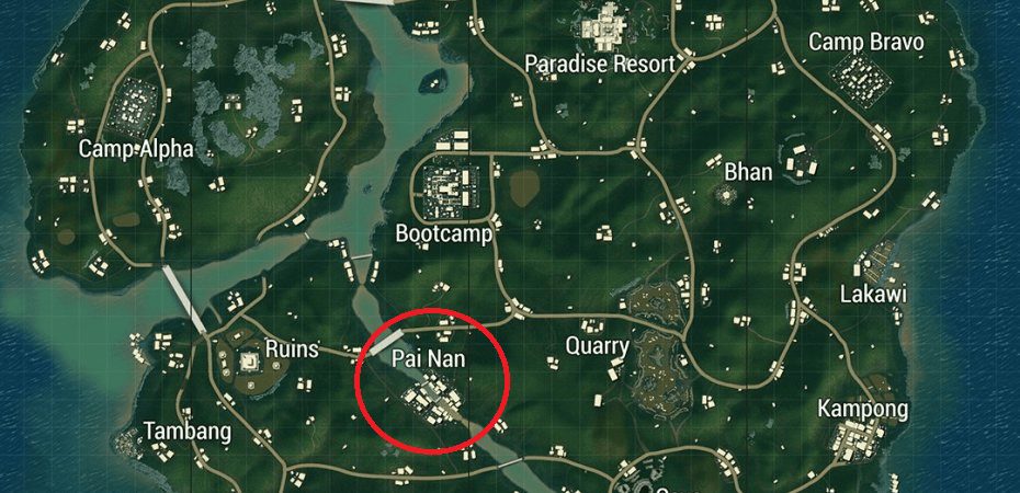 PUBG, Sanhok, địa điểm, giàu, hot-drop
