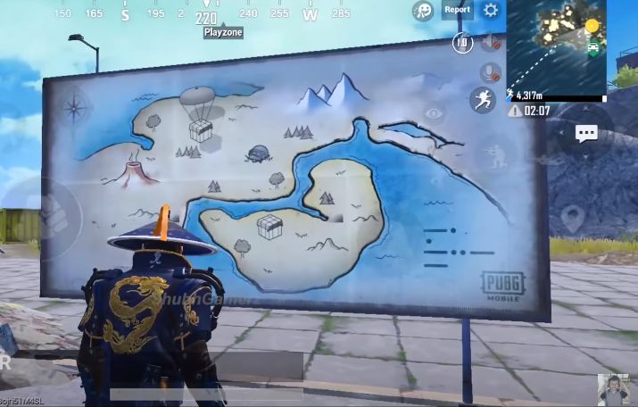 PUBG Mobile, Livil, bản đồ mới, thác nước, map