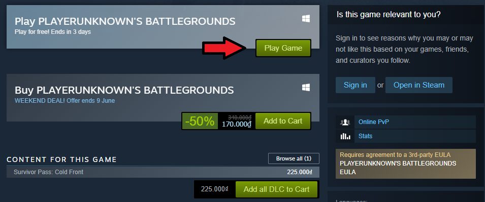 PUBG, Free, miễn phí, tạo tài khoản, Steam