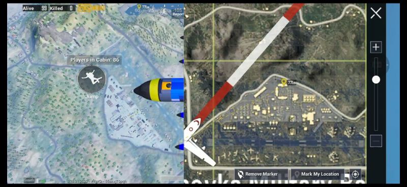 PUBG Mobile, hạ cánh, nhảy dù, đáp dù