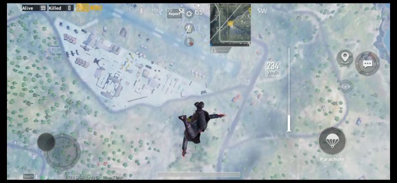 PUBG Mobile, hạ cánh, nhảy dù, đáp dù