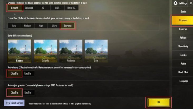 PUBG Mobile, lag, mượt, khung hình, ping, FPS