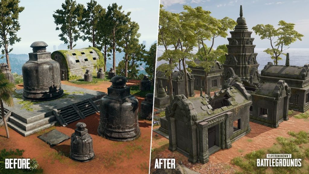 PUBG, Sanhok, núi đá