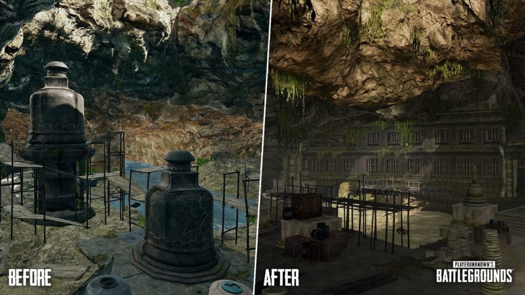 PUBG, Sanhok, Cave, hang động